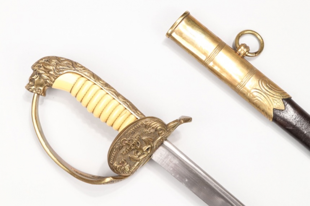 Kriegsmarine officers Lion's head sabre