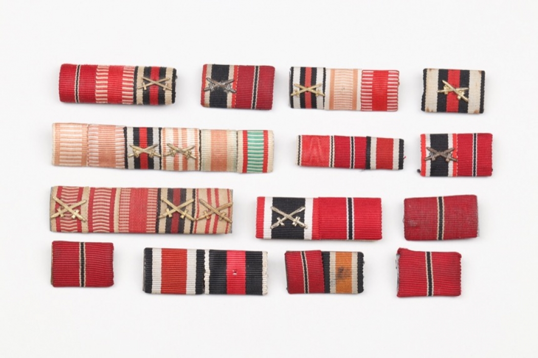 Lot of 14 ribbon bar