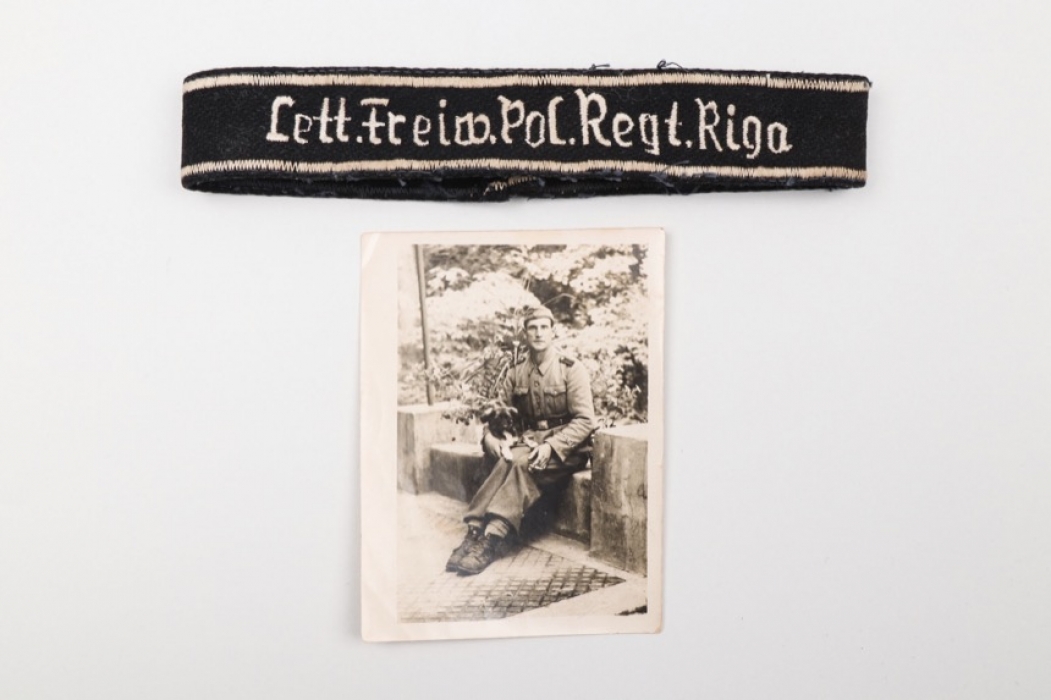 Cuffband Lett.Freiw.Pol.Regt. RIGA