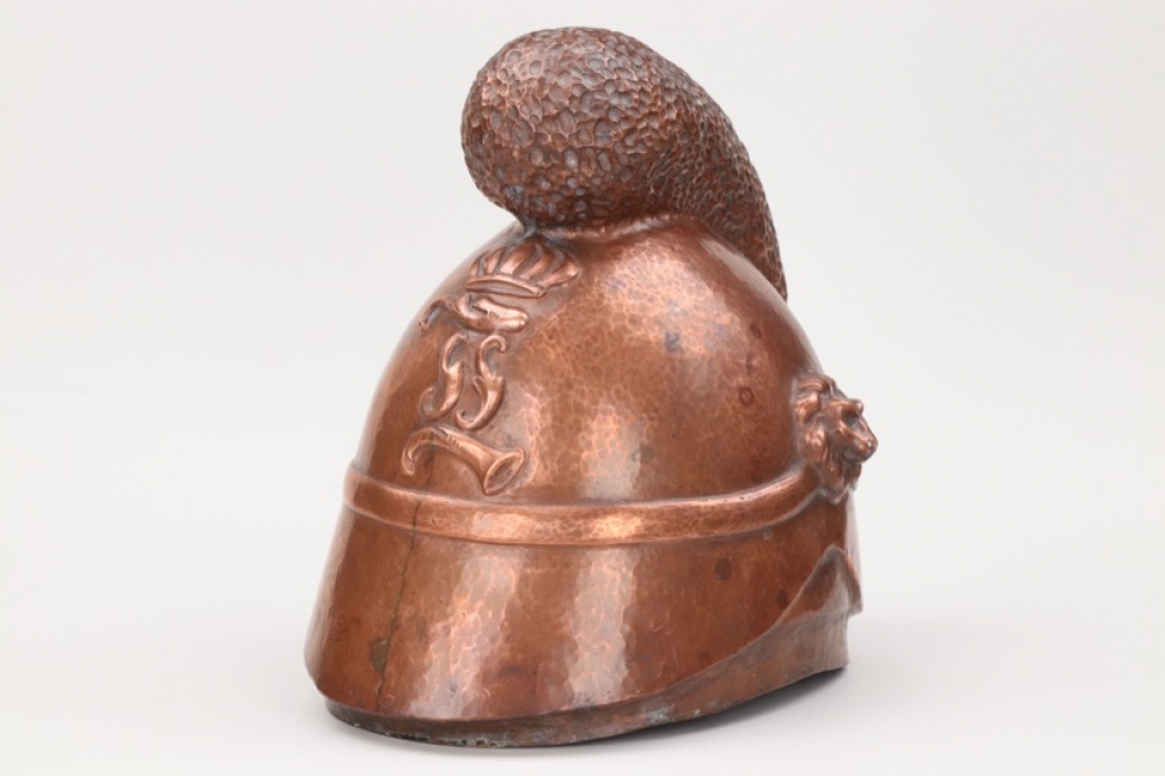 Bavarian  M1868 "Raupenhelm" decoration - copper