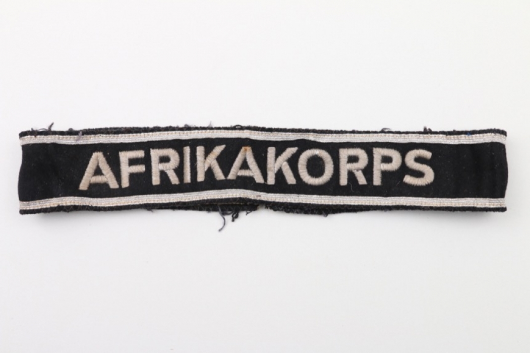 Black AFRIKAKORPS cuffband Panzer officer