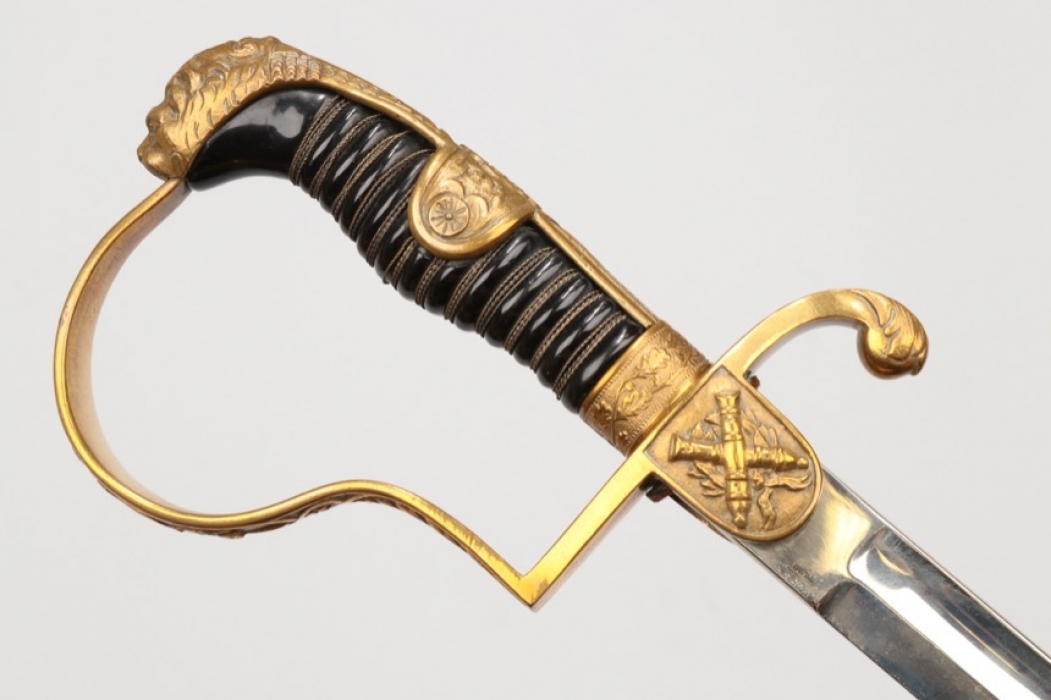 Imperial Germany - Artillery Lion's head sabre