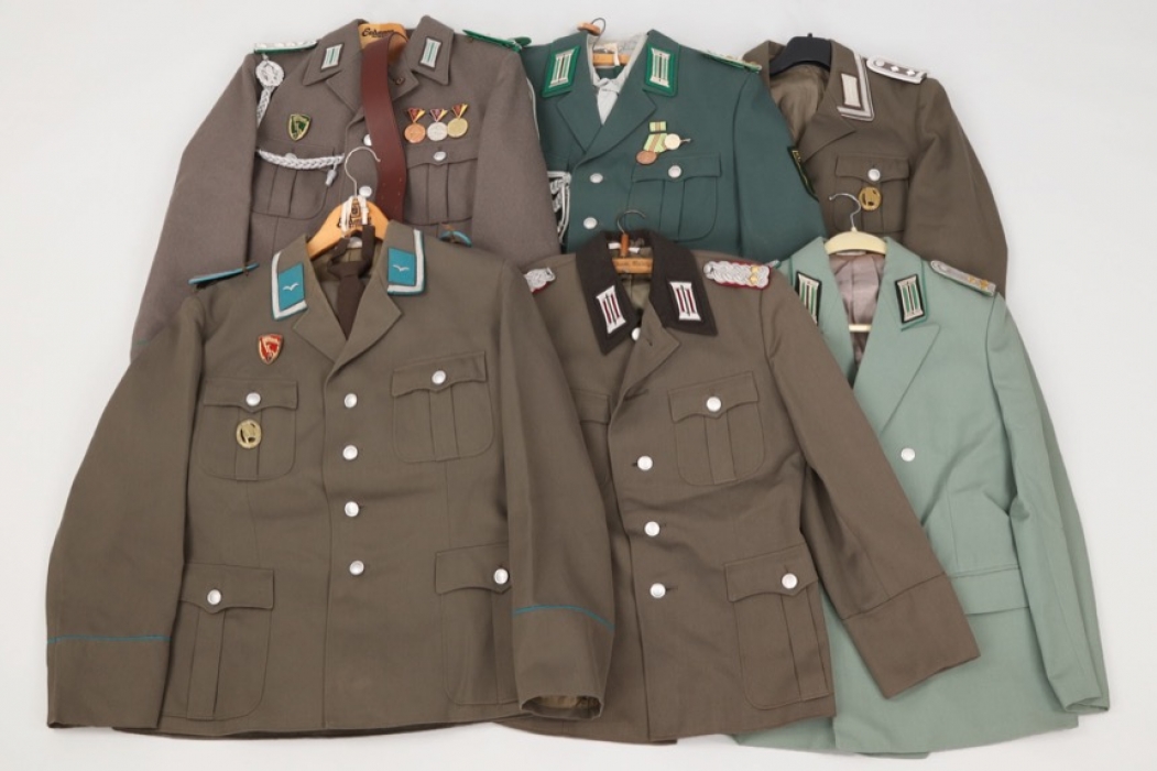 East Germany - Nationale Volksarmee lot uniforms