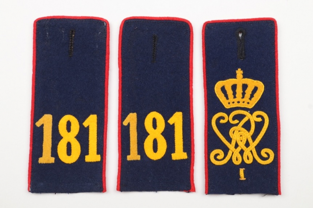 Saxony - lot of shoulder boards