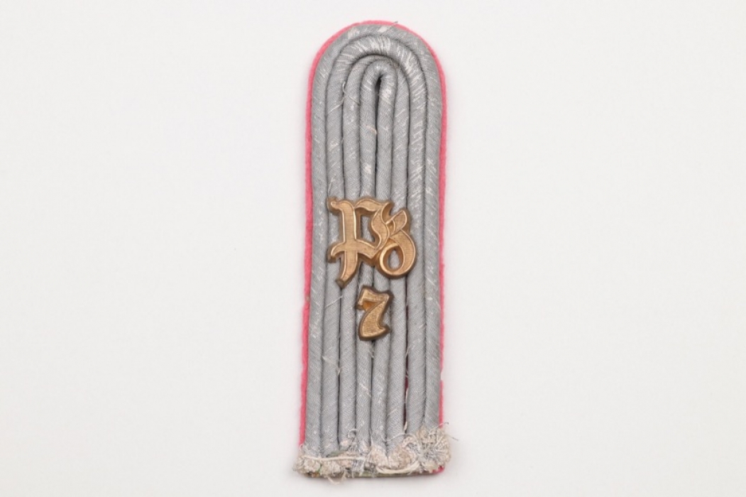 Heer "Panzerzug 7" shoulder board - Leutnant