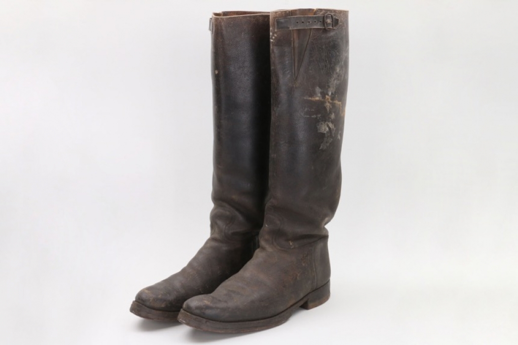 Wehrmacht officer's field boots