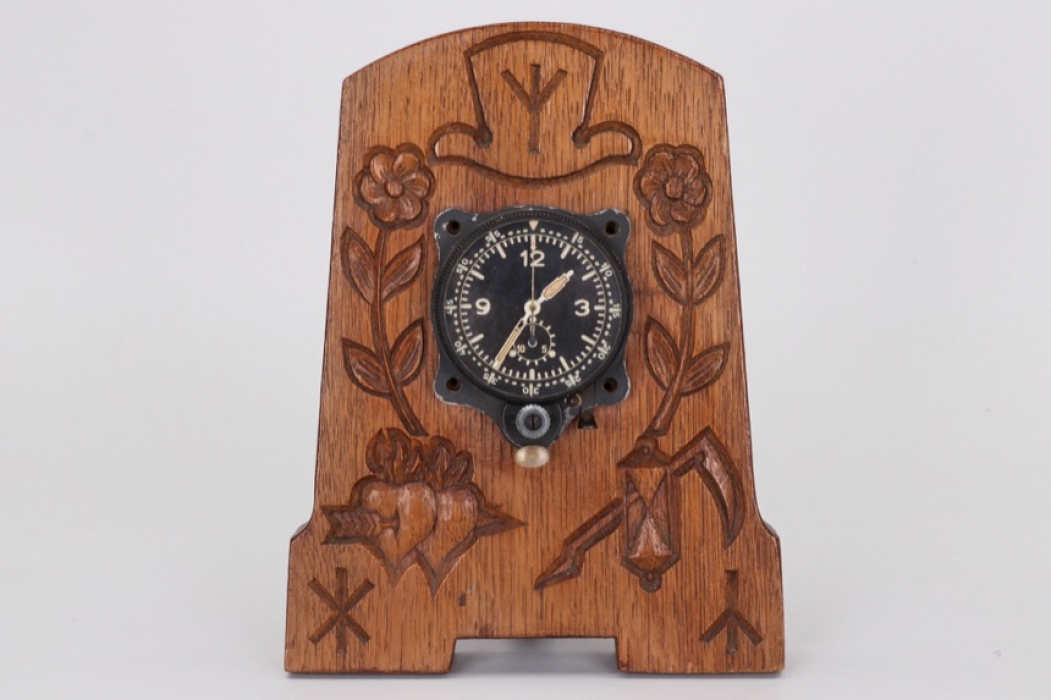 Luftwaffe chronograph cockpit clock - table decoration