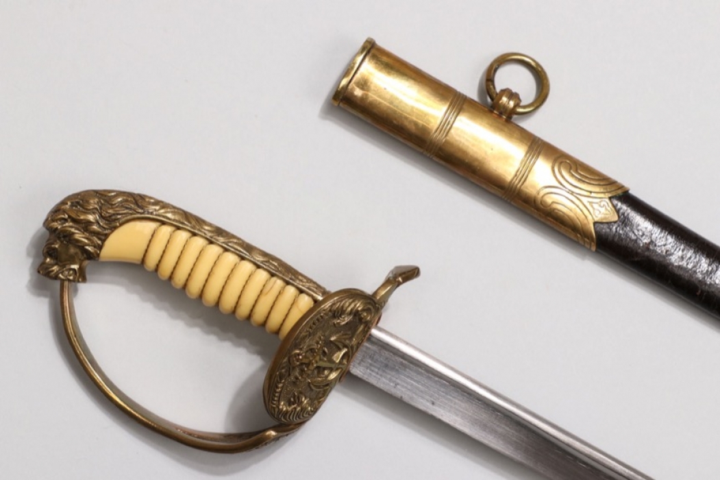 Kriegsmarine officers Lion's head sabre (replica)