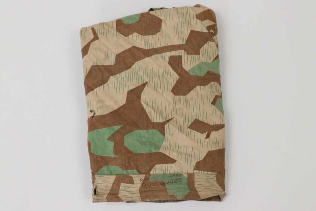 Wehrmacht splinter camo Zeltbahn - Reichsbetriebsnummer