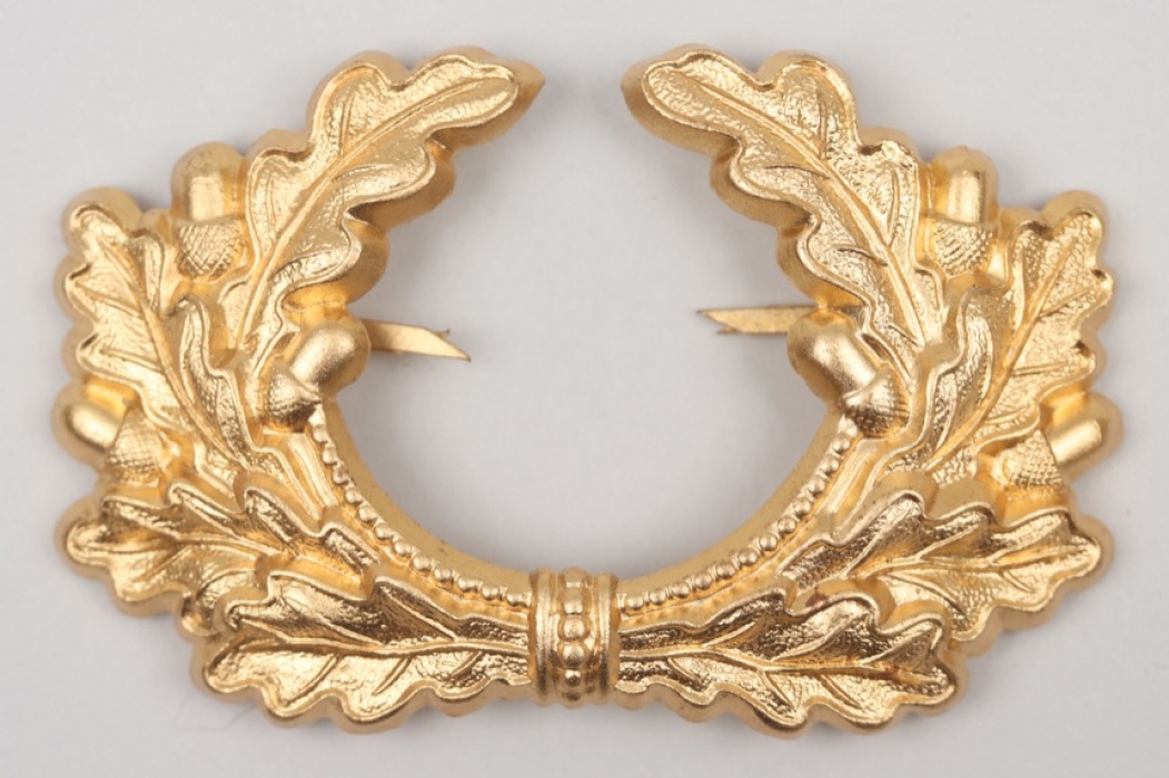 Third Reich gilt visor cap wreath