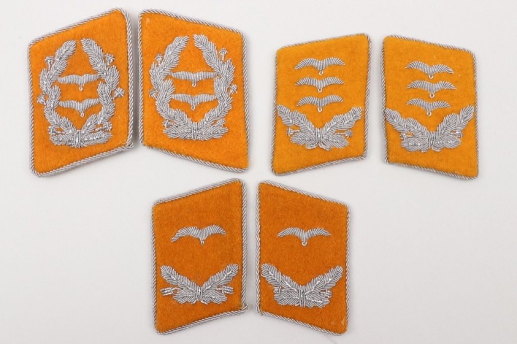 3 + Luftwaffe flying troops collar tabs