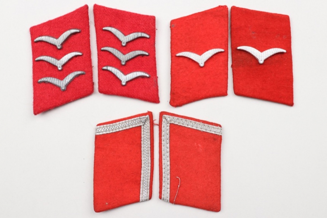 3 + Luftwaffe Flak EM/NCO collar tabs