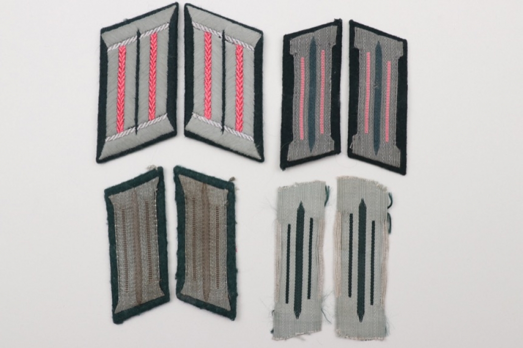 4 + Heer collar tabs - EM/NCO & officer