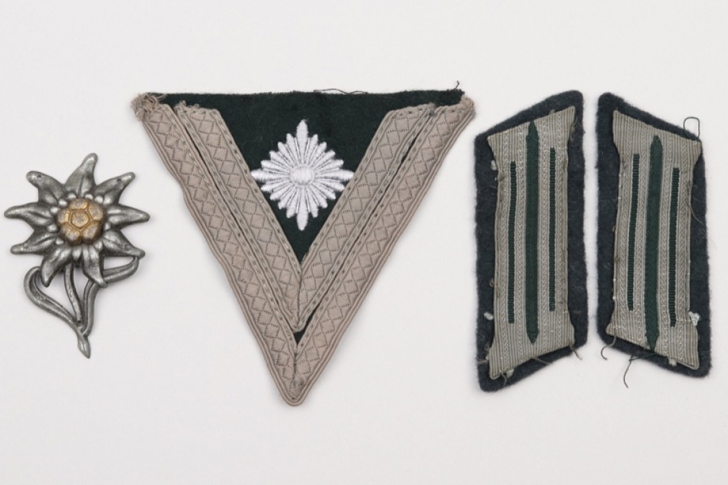 Heer Gebirgsjäger EM insignia set