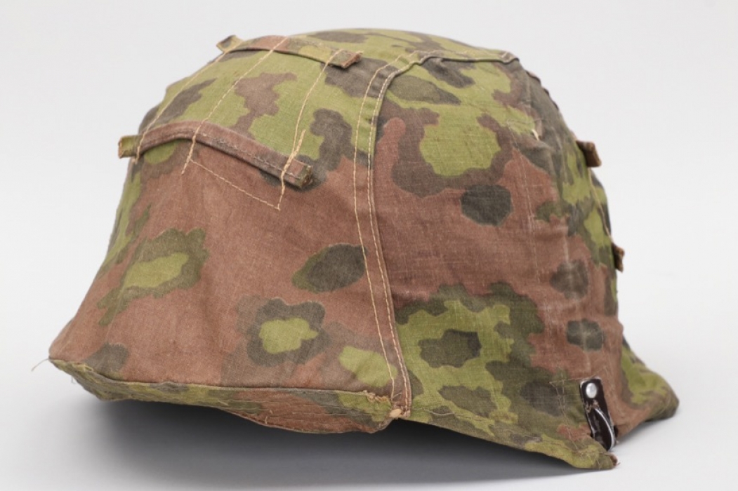 Waffen-SS reversible "oak leaf" camo helmet cover