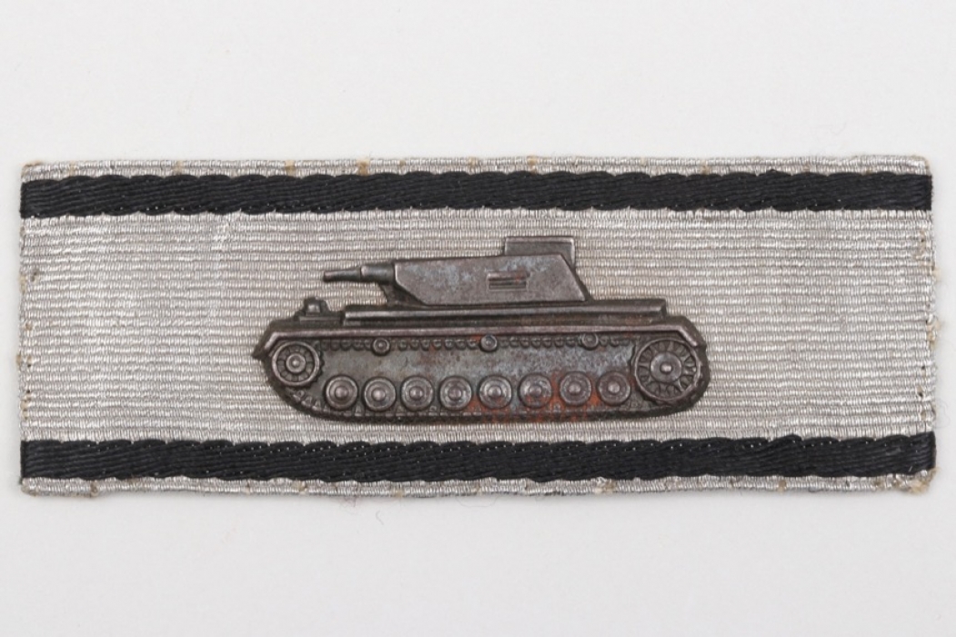 Tank Destruction Badge in silver