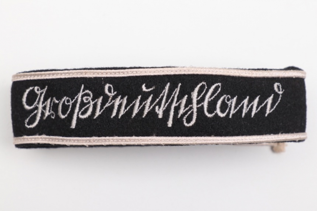 "Großdeutschland" EM/NCO cuff title - Sütterlin script