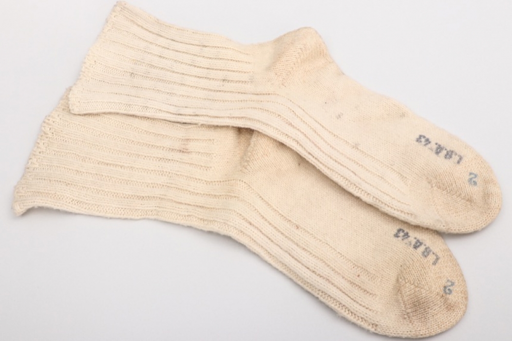 Luftwaffe pair of wool socks - LBA