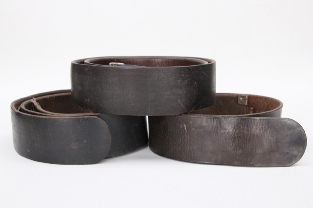 3x Wehrmacht/HJ belts