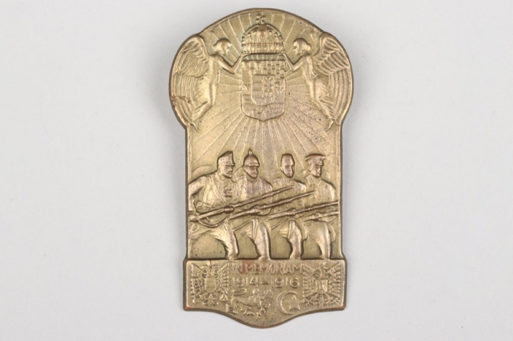 Austria-Hungary - WWI flag pole plaque