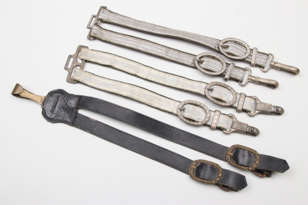 3 x Heer officer's dagger hangers