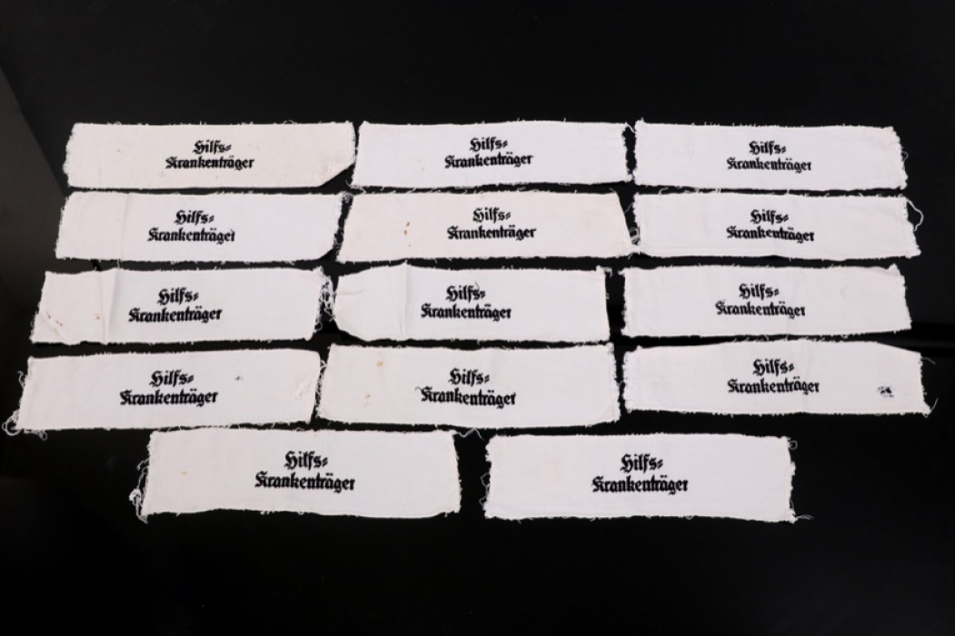 Wehrmacht lot of "Hilfskrankenträger" armbands