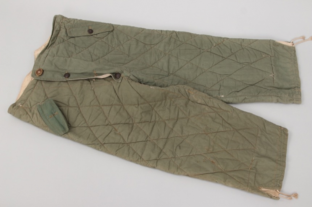 Wehrmacht quilted reversible winter trousers