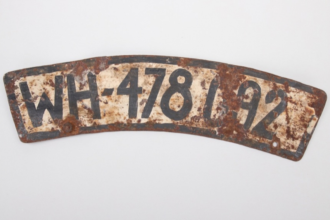 Wehrmacht motorcycle license plate - WH-478092