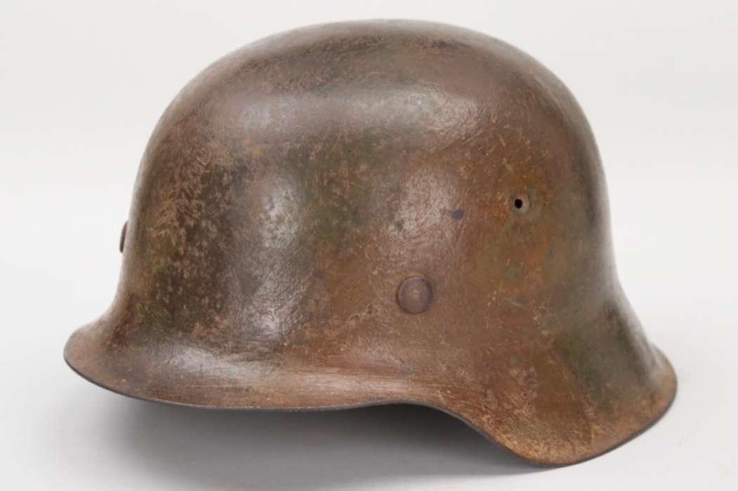 Wehrmacht M42 camo helmet