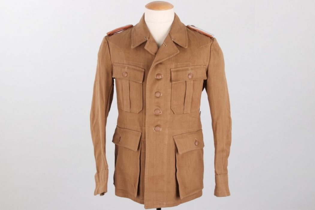 Luftwaffe tropical Nachrichten field tunic - Leutnant