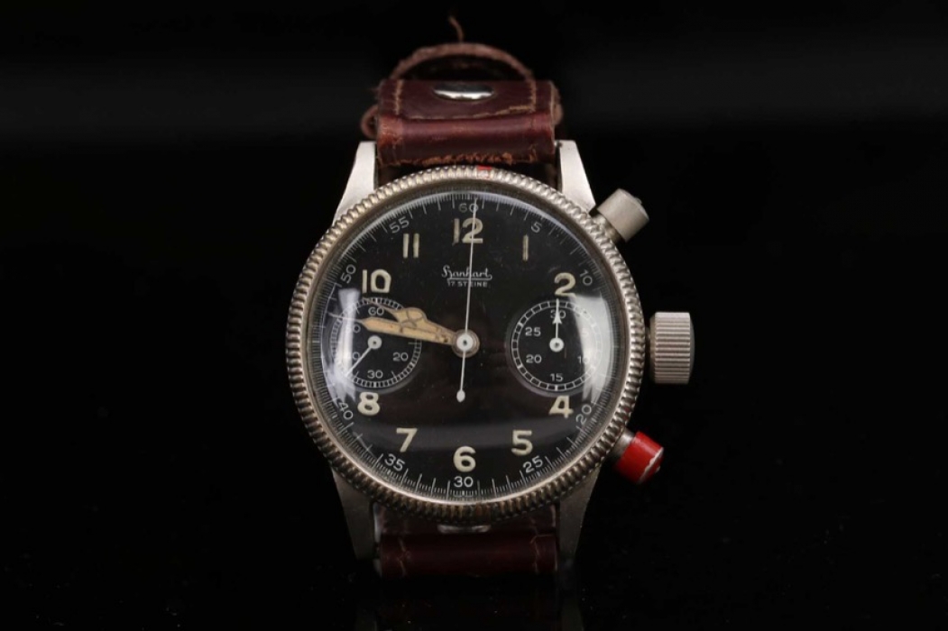 Luftwaffe double-button pilot's chronograph - Hanhart