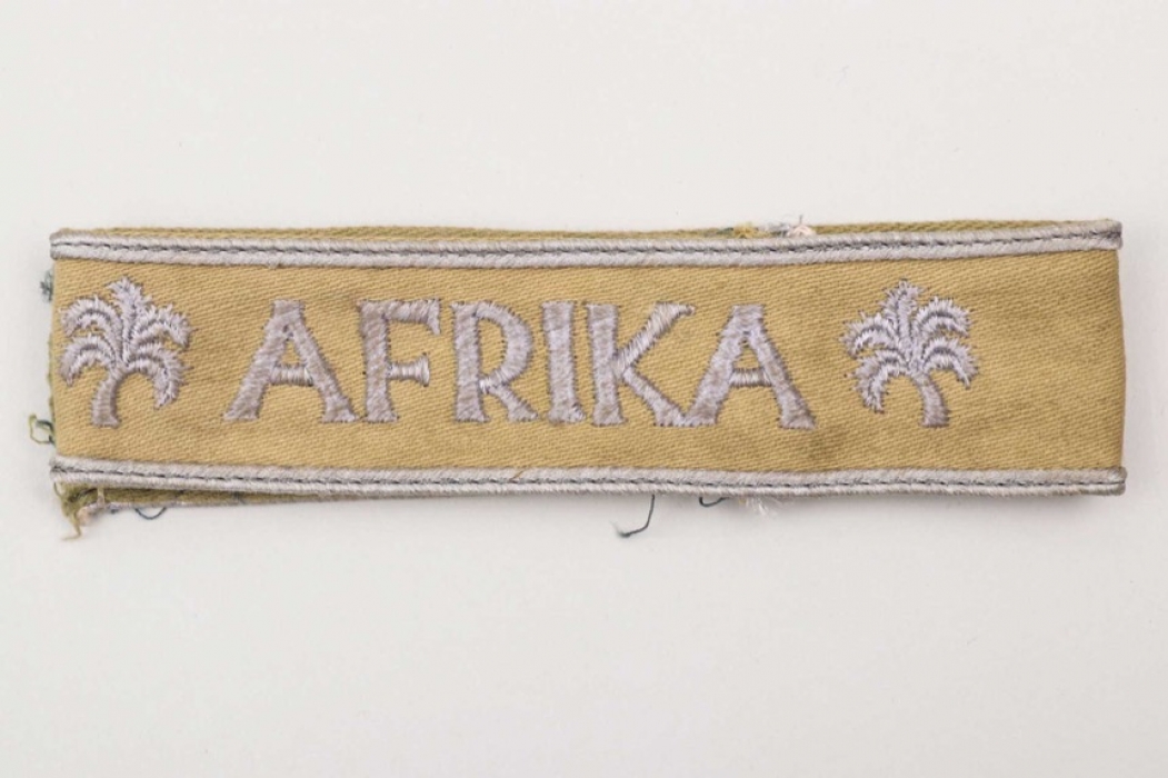 Wehrmacht AFRIKA cuff title - green type