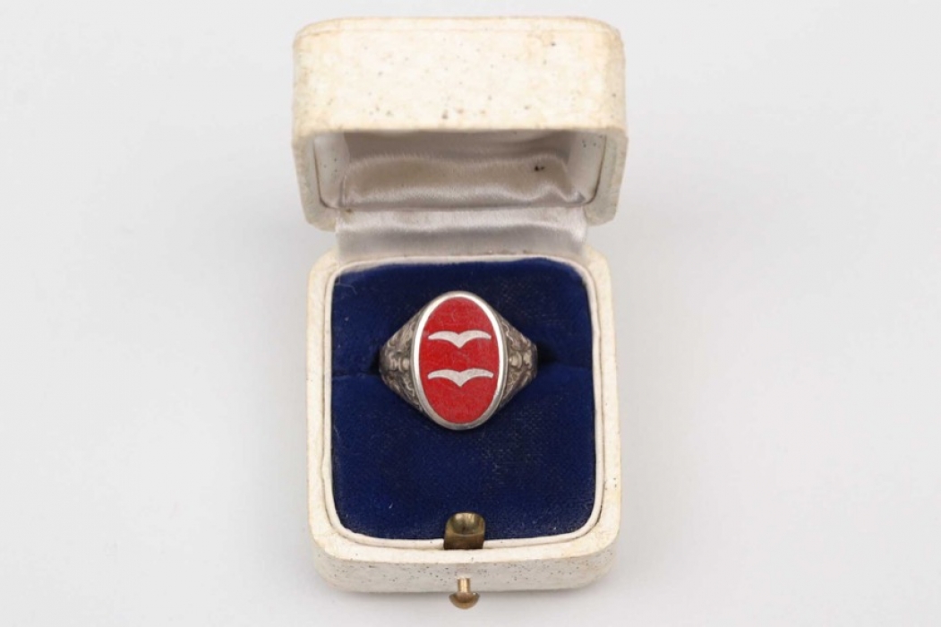 Luftwaffe Flak enamel rank ring in case - 835