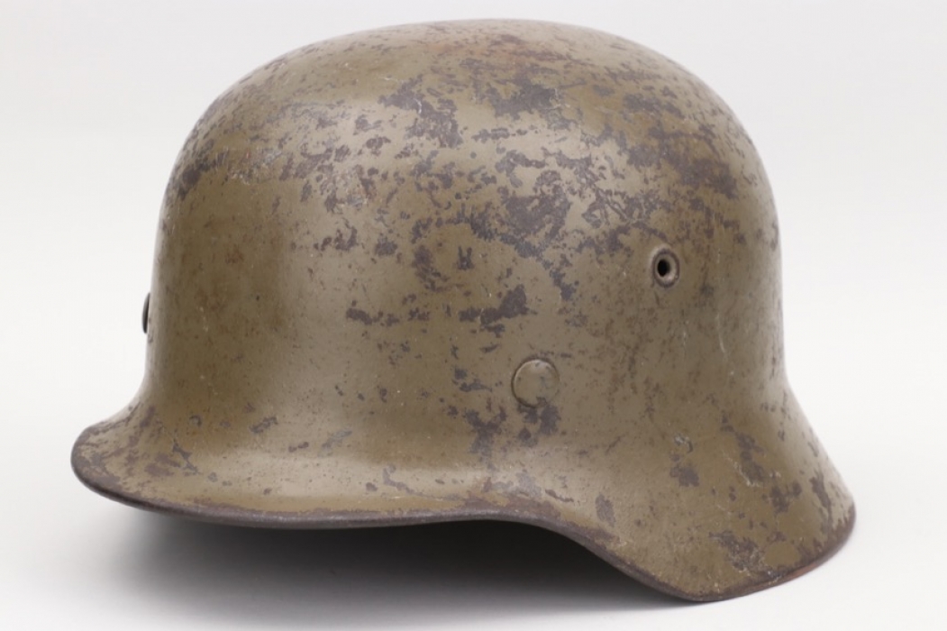 Wehrmacht M40 "South front" camo helmet - EF62