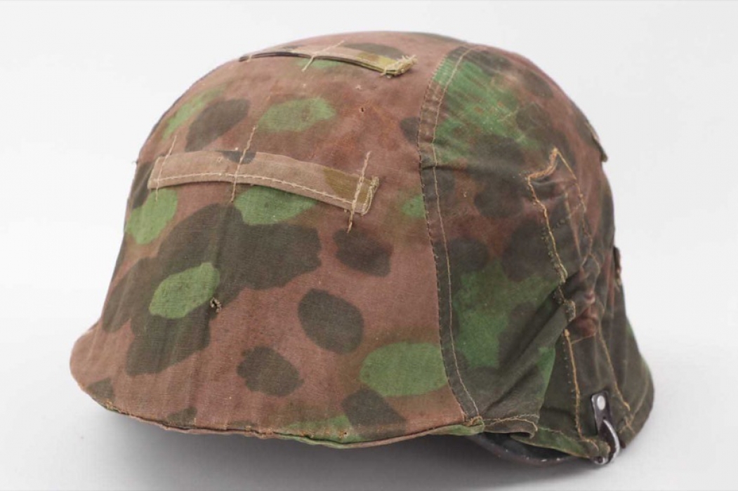 Waffen-SS reversible "plane tree" camo helmet cover