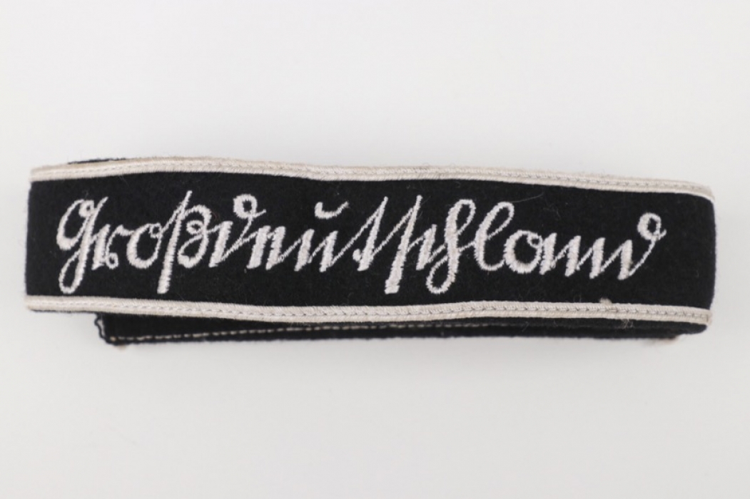 "Großdeutschland" EM/NCO cuff title - Sütterlin script