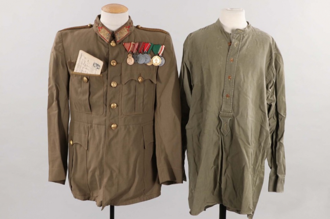 Horthy era artillery uniform grouping