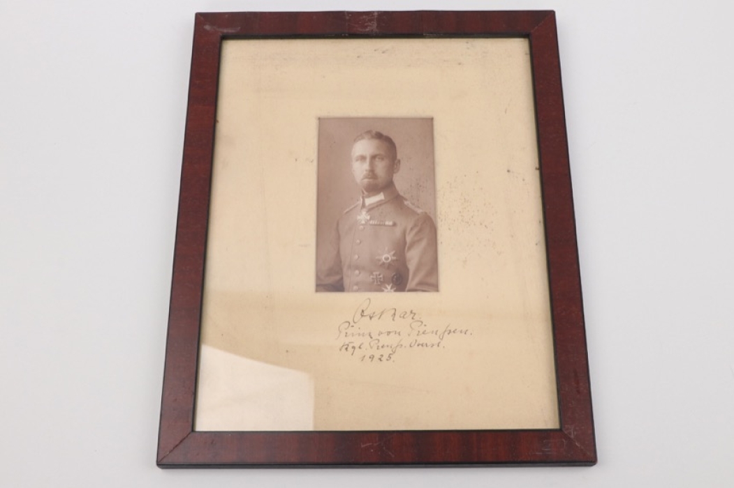 Prinz von Preußen, Oskar - signed portrait photo