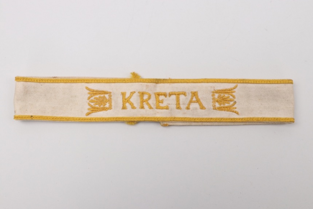 Wehrmacht "Kreta" cuff title - Rb-numbered