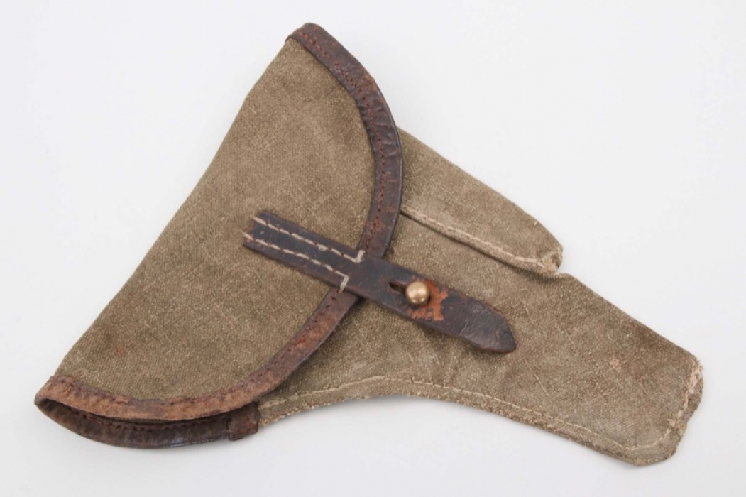 Unknown linen pistol holster