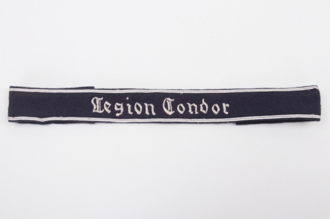 Luftwaffe "LEGION CONDOR" cuff title - NCO