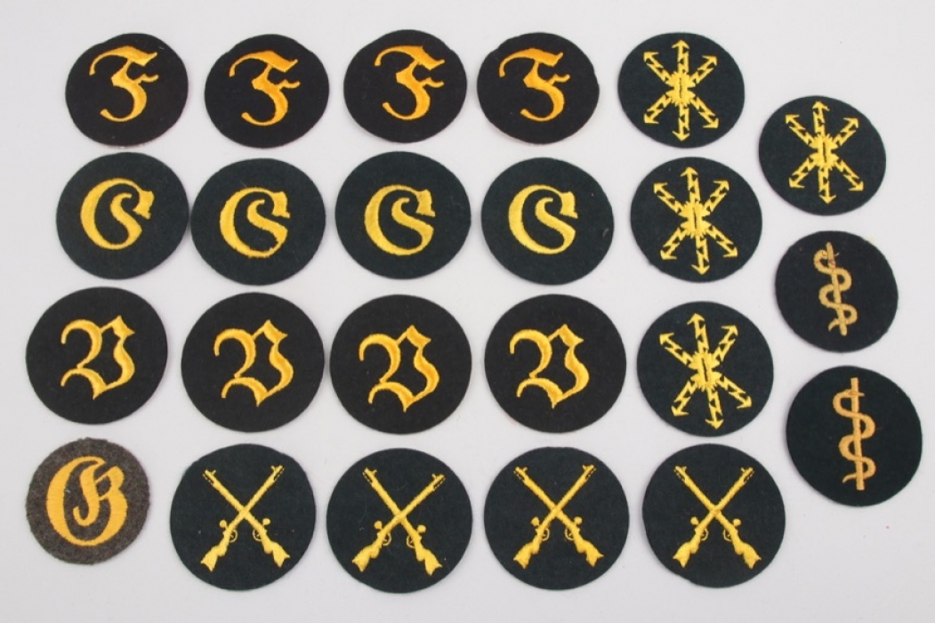 23 x Heer EM/NCO personnel trade badges