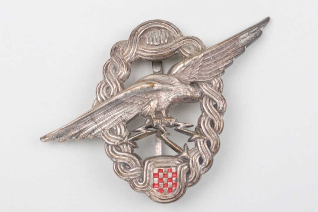 WWII Croatian Radio Operator & Air Gunner Badge