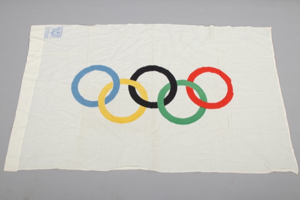 XI. Olympic Games 1936 Berlin color flag - marked