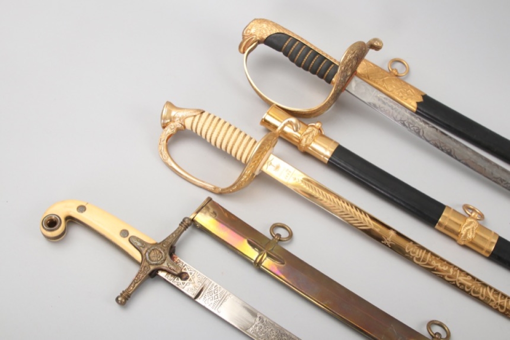 Lot of three Arabic Sabres