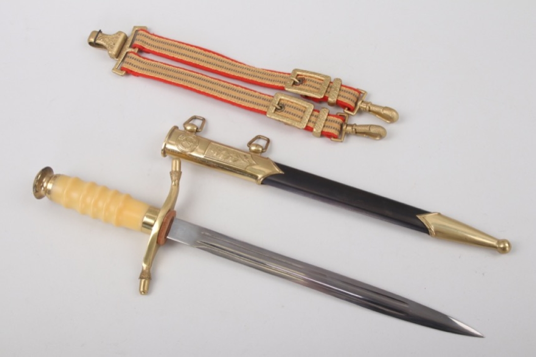 East German NVA navy dagger with general's hanger