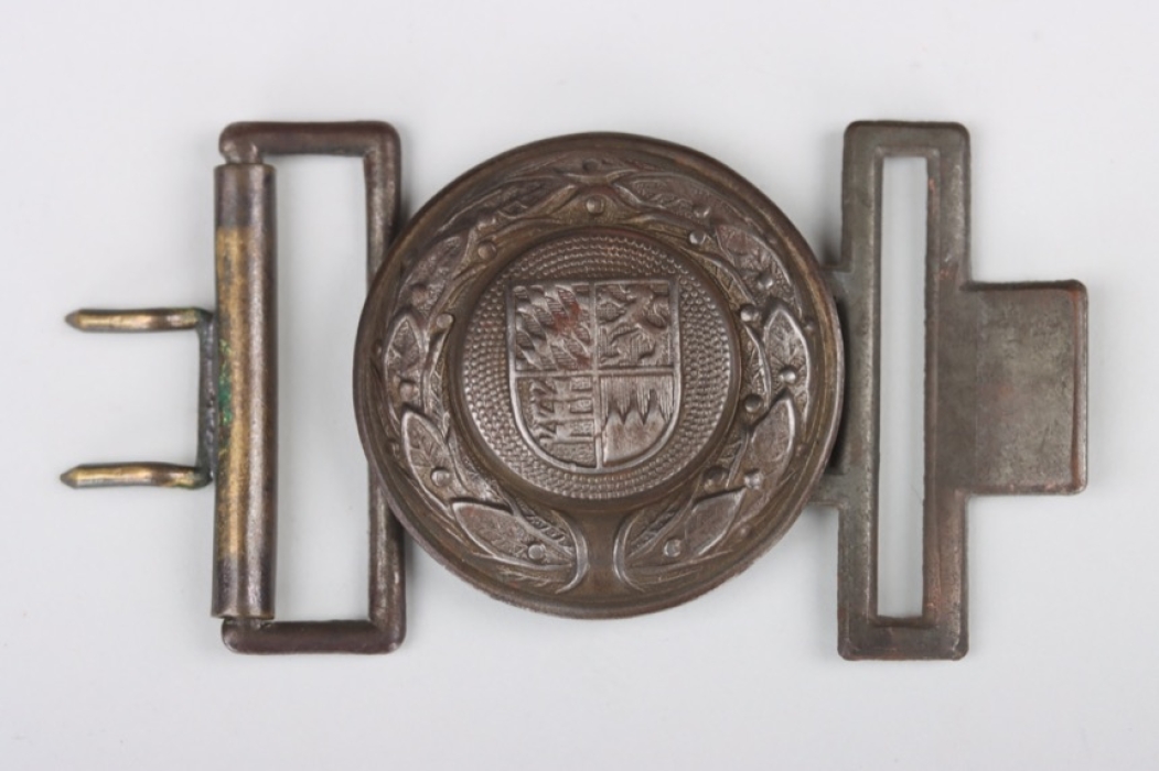 Bavarian Feuerschutzpolizei officer's buckle