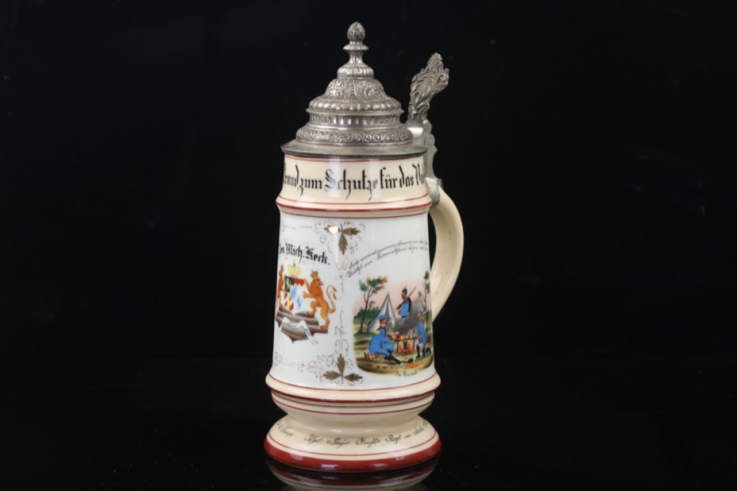 Kgl. Bayr. Inf. Rgt.  Metz - reservist's beer mug