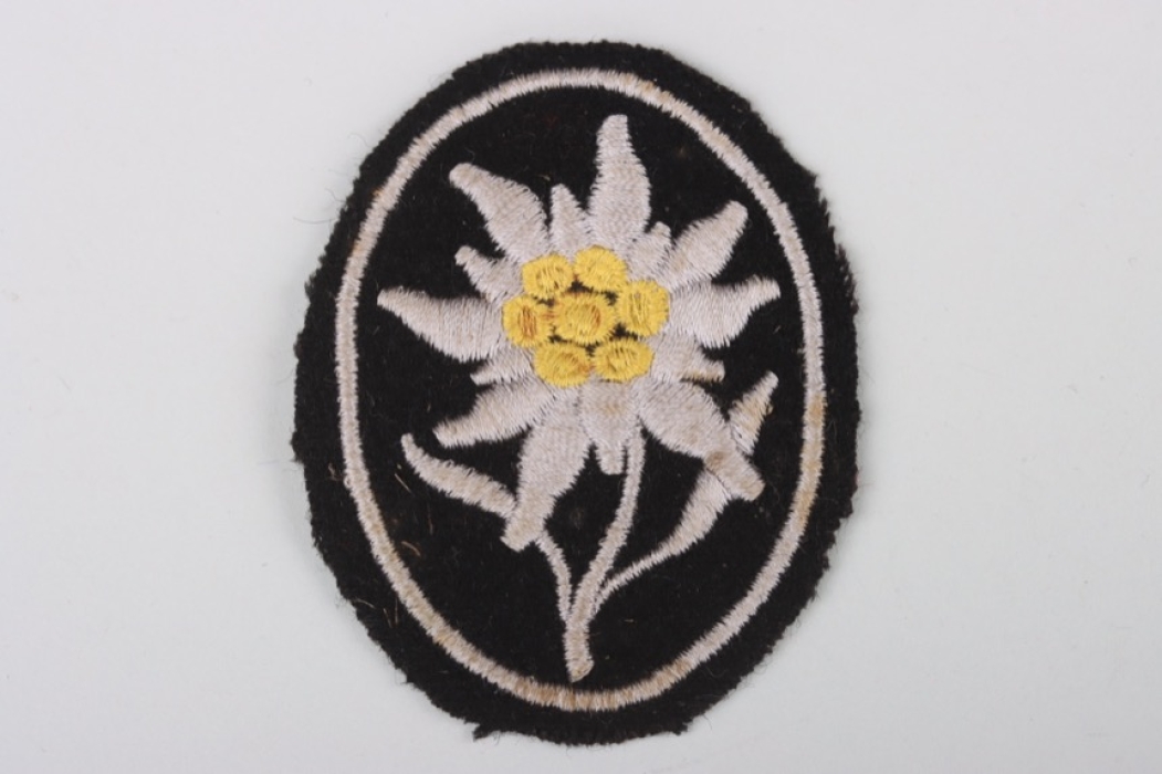 Waffen-SS EM/NCO sleeve Edelweiss for Gebirgsjäger