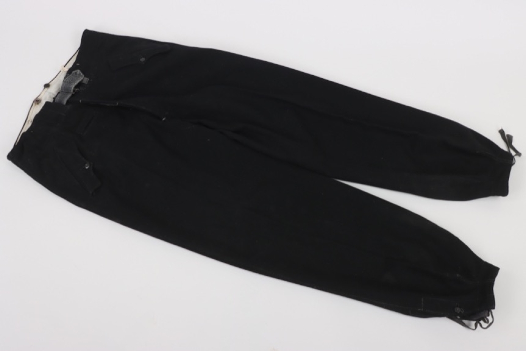 Heer black Panzer trousers